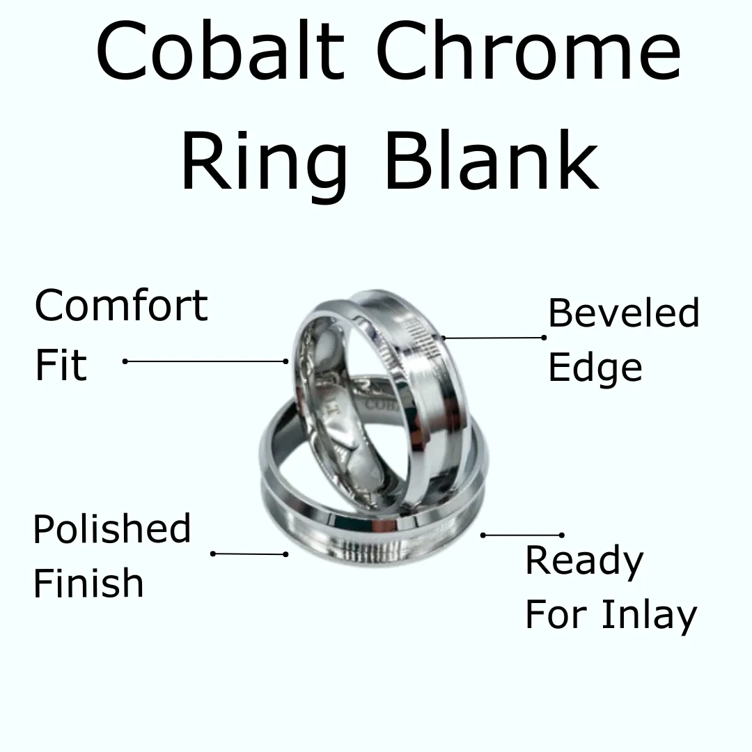 10 Pack - Cobalt Chromium Ring Blank