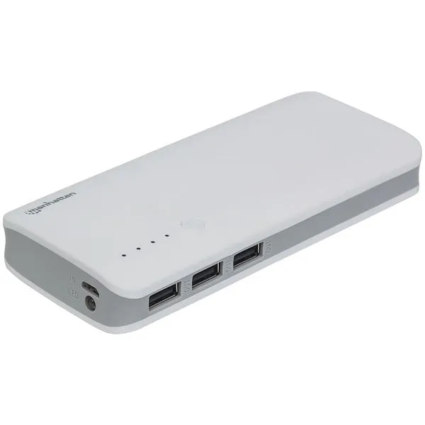 10,000-mAh Rubber-Coated Power Bank