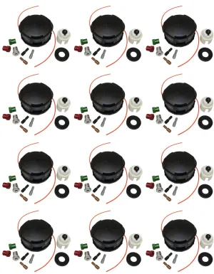 (12 Pack) Echo Speed Feed 400 Trimmer Head w/ Adapters For Other Brands 99944200907