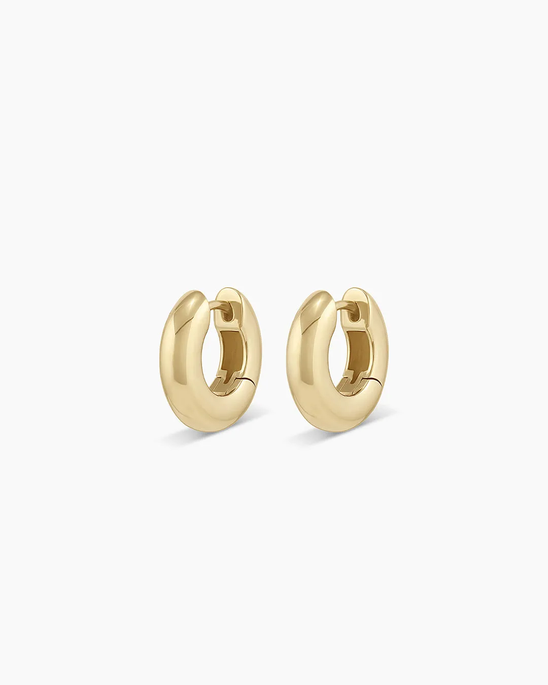 14k Gold Lou Huggies
