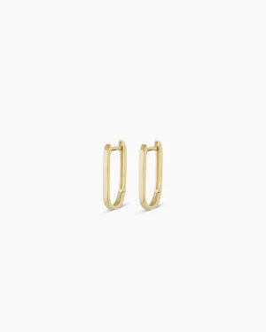 14k Gold Parker Link Huggies