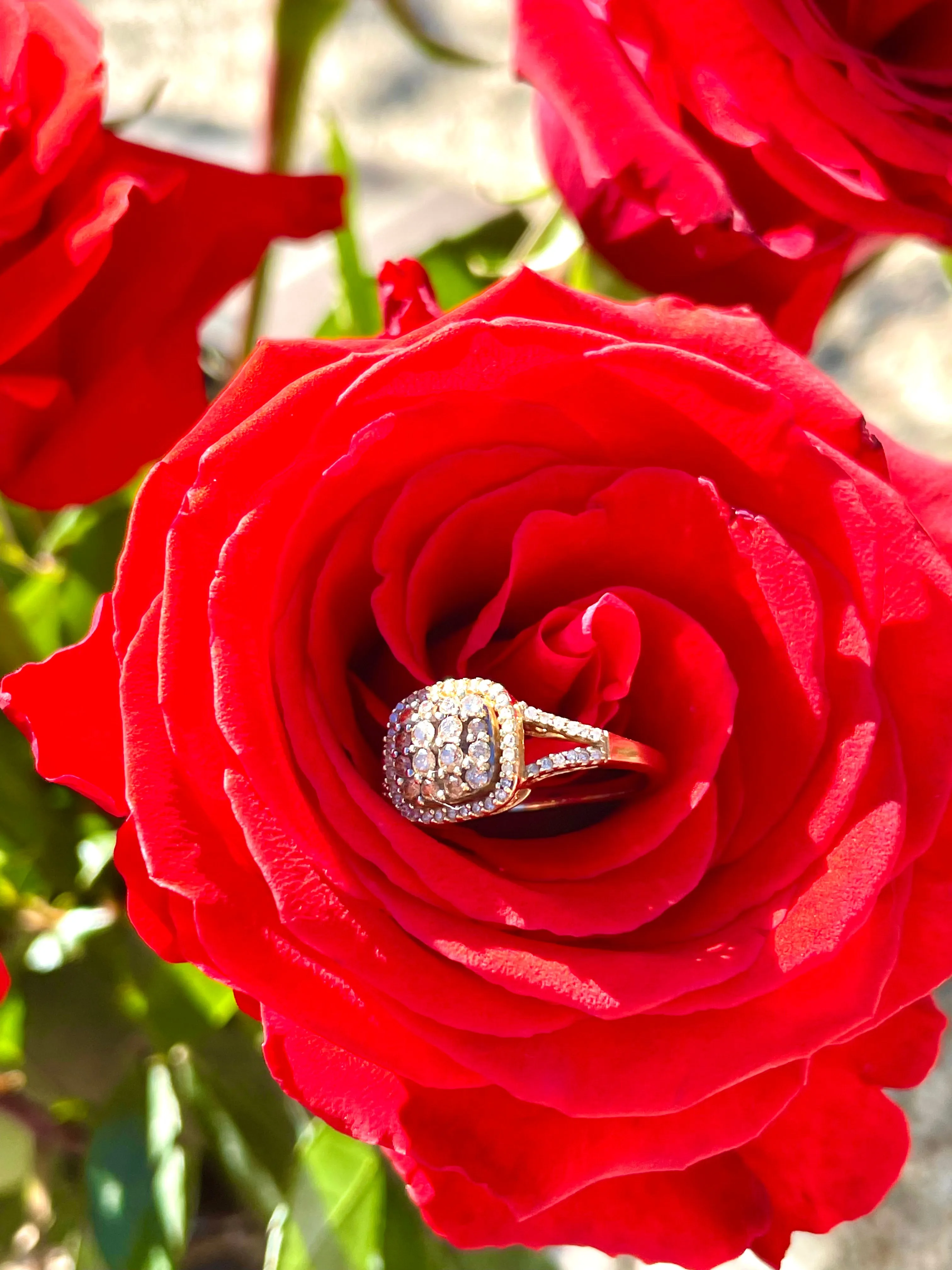 14K Yellow Gold Signed Chocolate Diamond Tested Ring 3.2g Ladies Size 6.25
