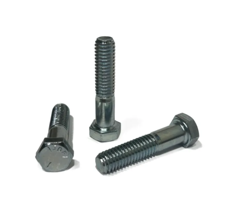 1/4" Coarse Thread Grade 5 Hex Cap Screws Zinc Plated Bolts