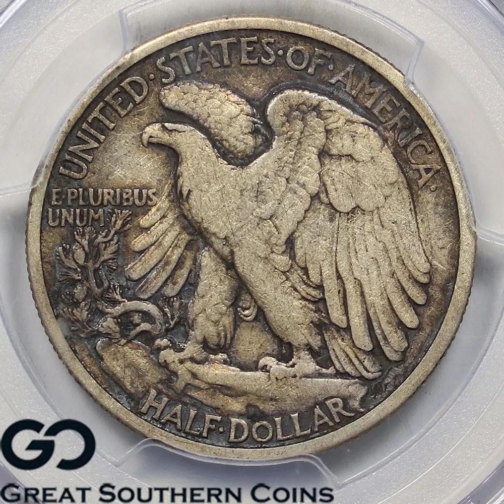 1917-S Walking Liberty Half Dollar, Obverse Mintmark, PCGS VF-20 ** Very Scarce!