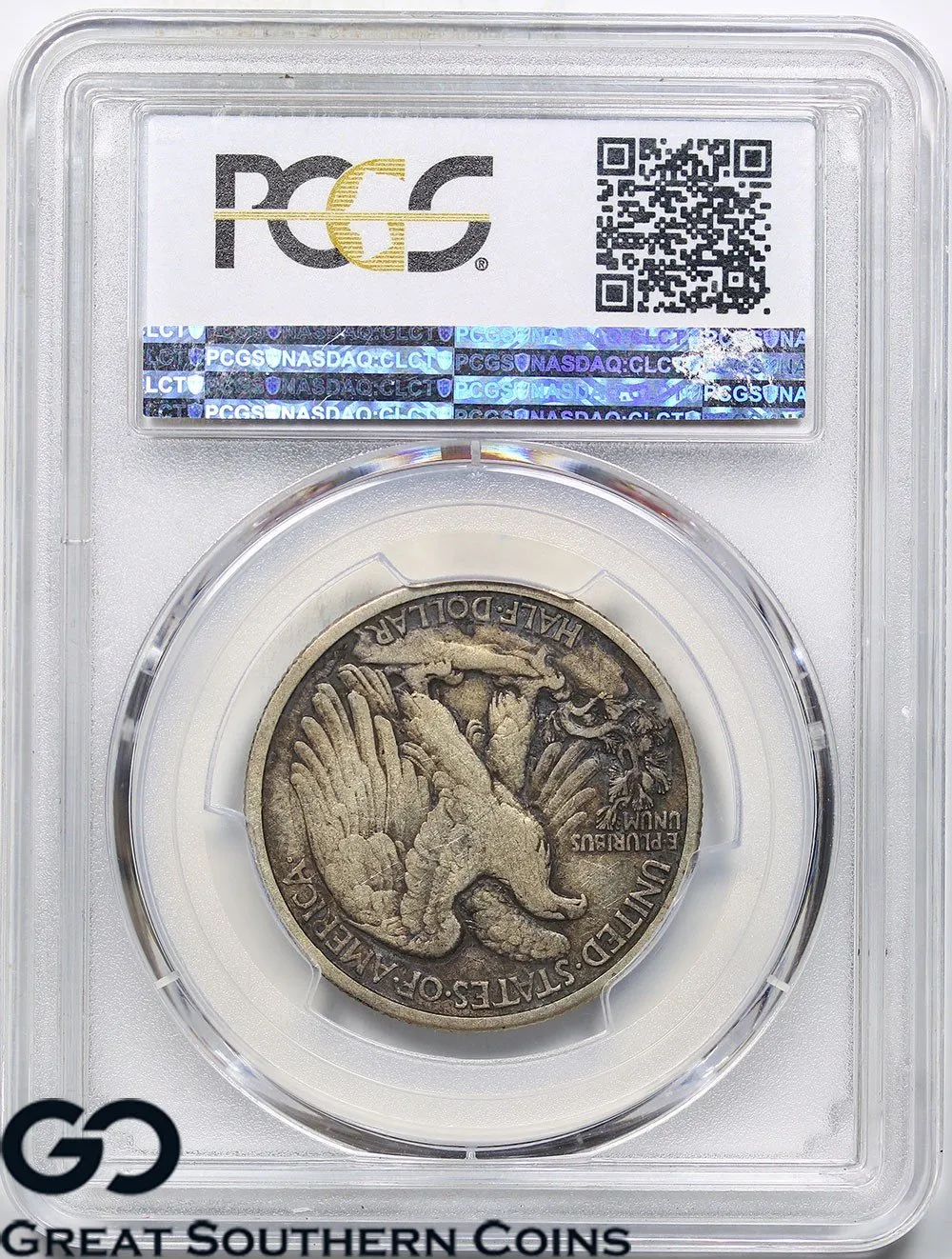 1917-S Walking Liberty Half Dollar, Obverse Mintmark, PCGS VF-20 ** Very Scarce!