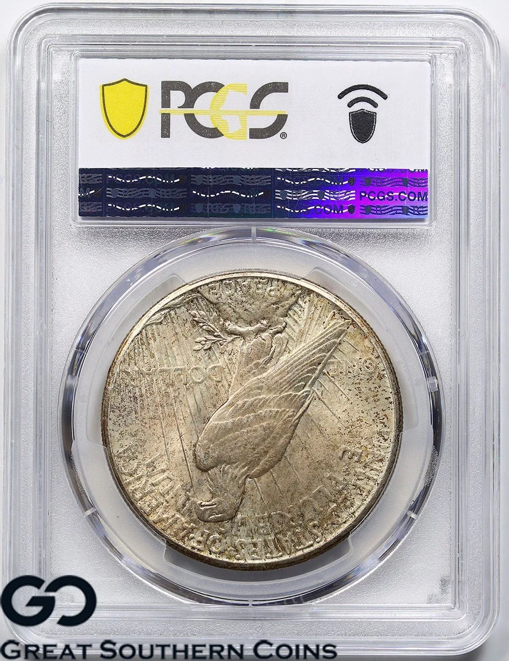 1927 Peace Dollar PCGS MS-64 ** Scarce This Nice, Great Toning!
