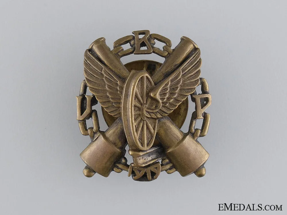 1930 Latvian Armoured Train Regiment Badge