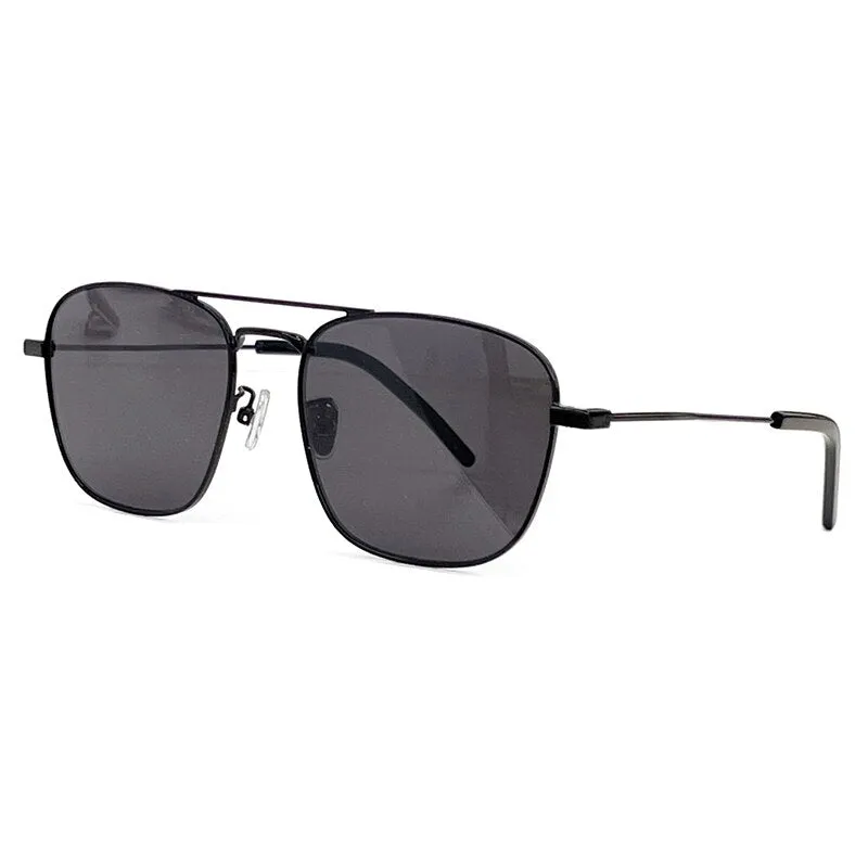 2023 Retro Style Square High-Grade Alloy Sunglasses Gradient Lens Sunglasses Metal Frame Luxury Sunglasses