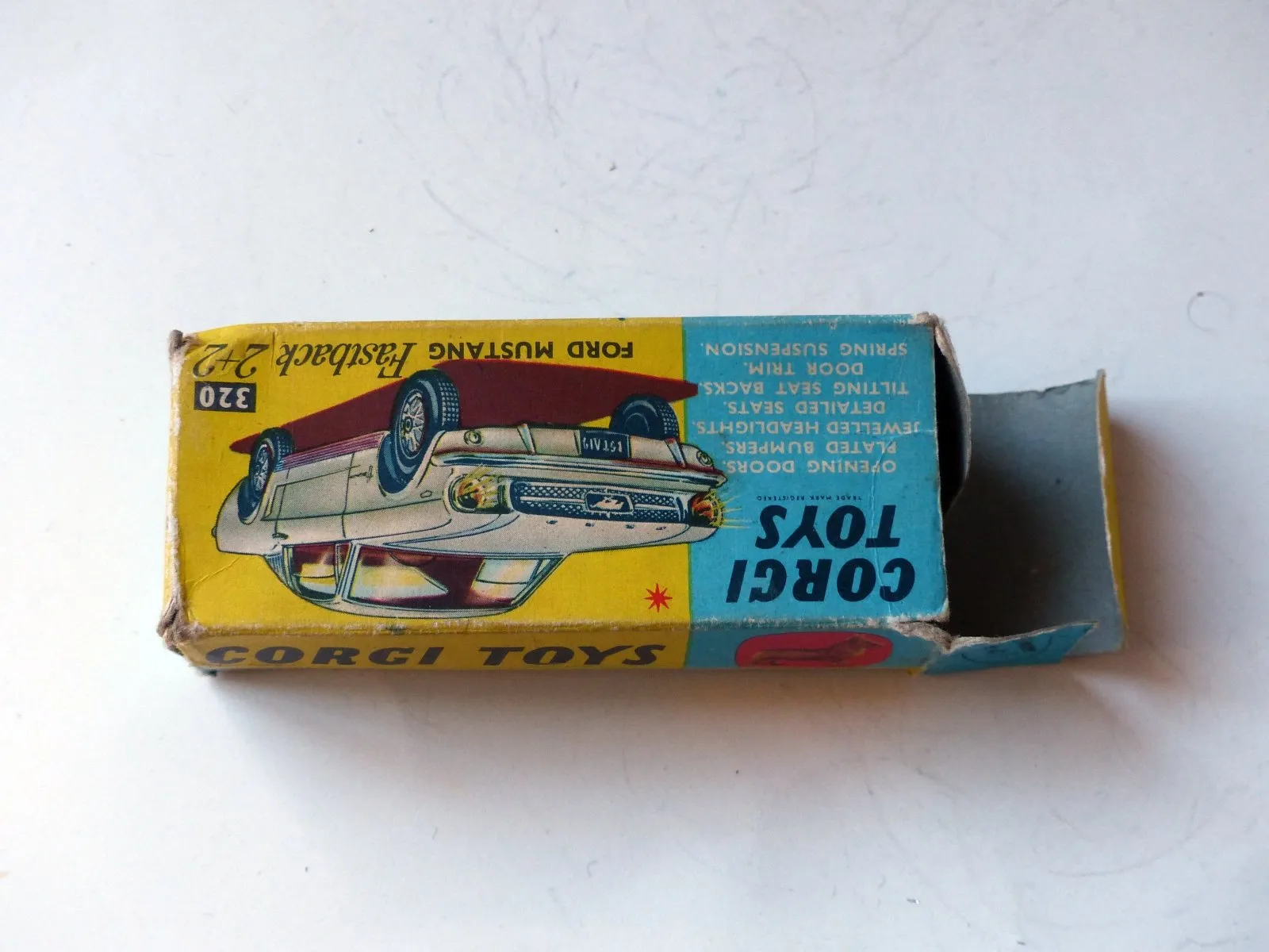 320 Ford Mustang 2 2 Fastback in lilac metallic with original box