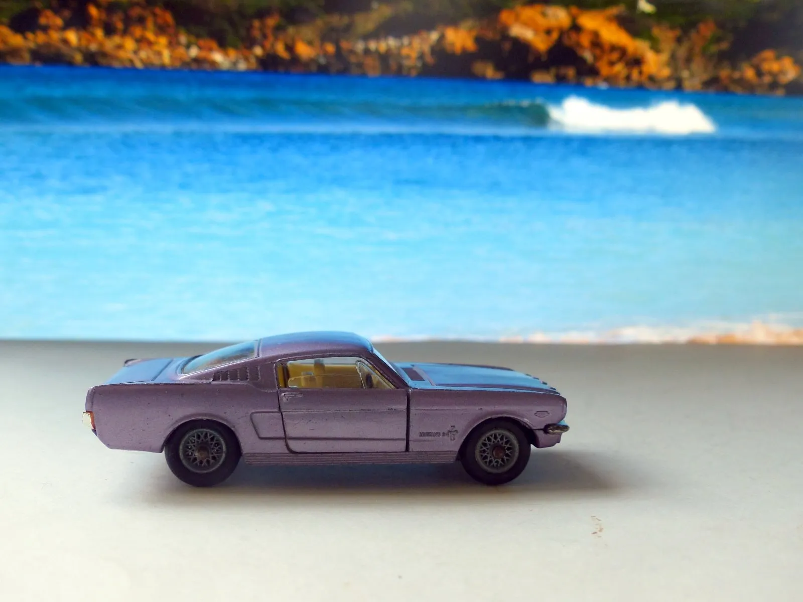 320 Ford Mustang 2 2 Fastback in lilac metallic with original box
