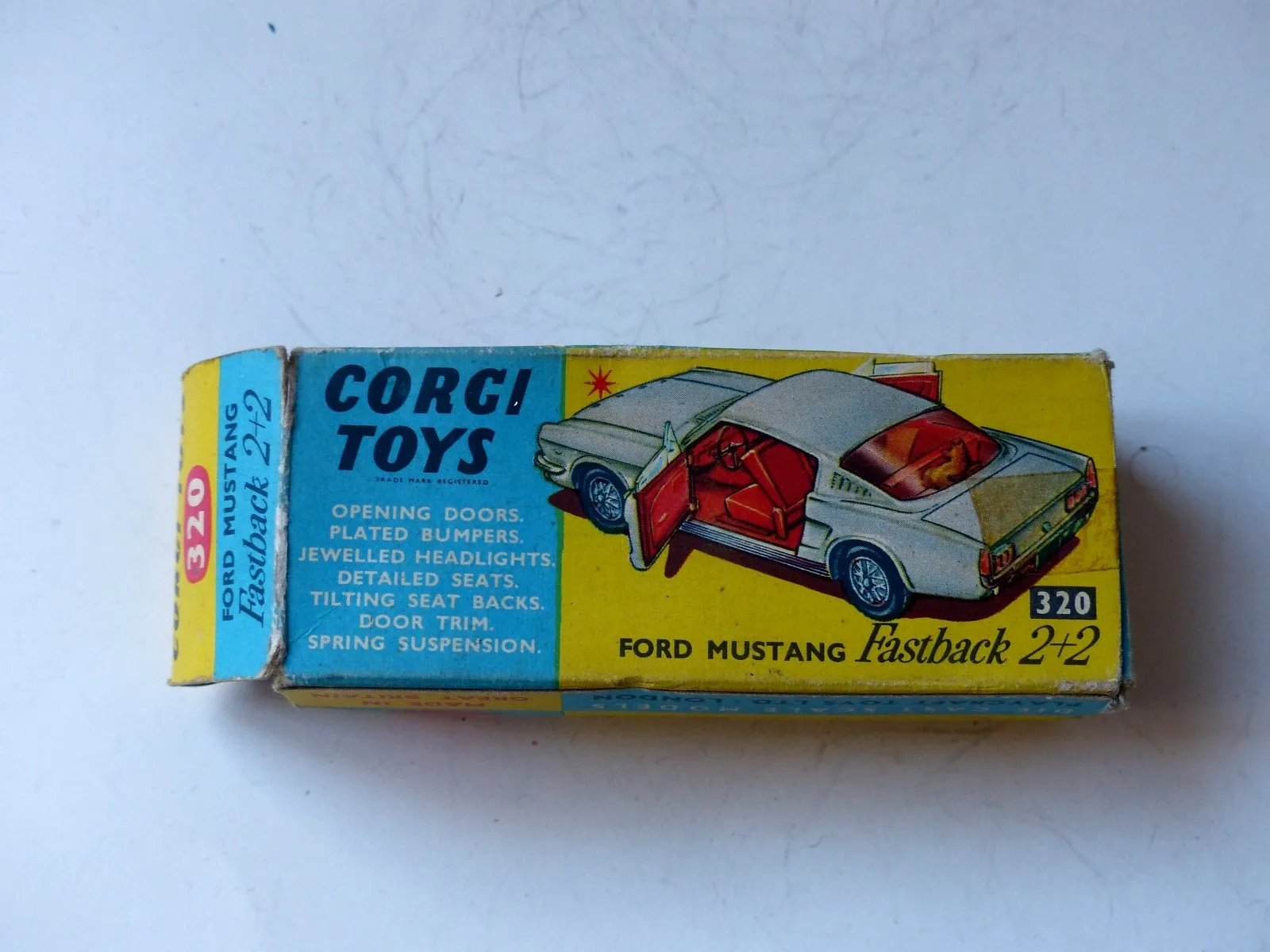 320 Ford Mustang 2 2 Fastback in lilac metallic with original box