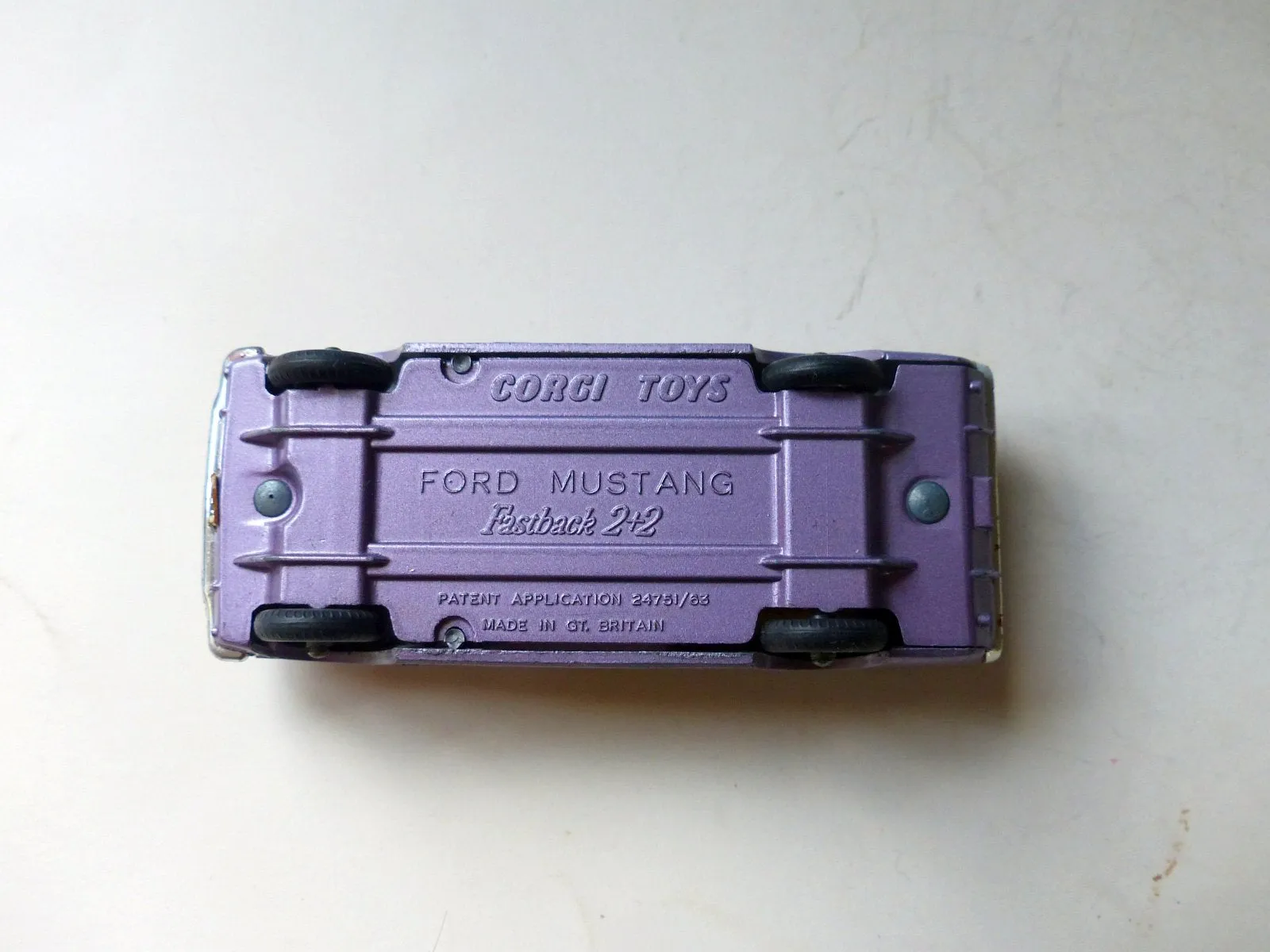 320 Ford Mustang 2 2 Fastback in lilac metallic with original box
