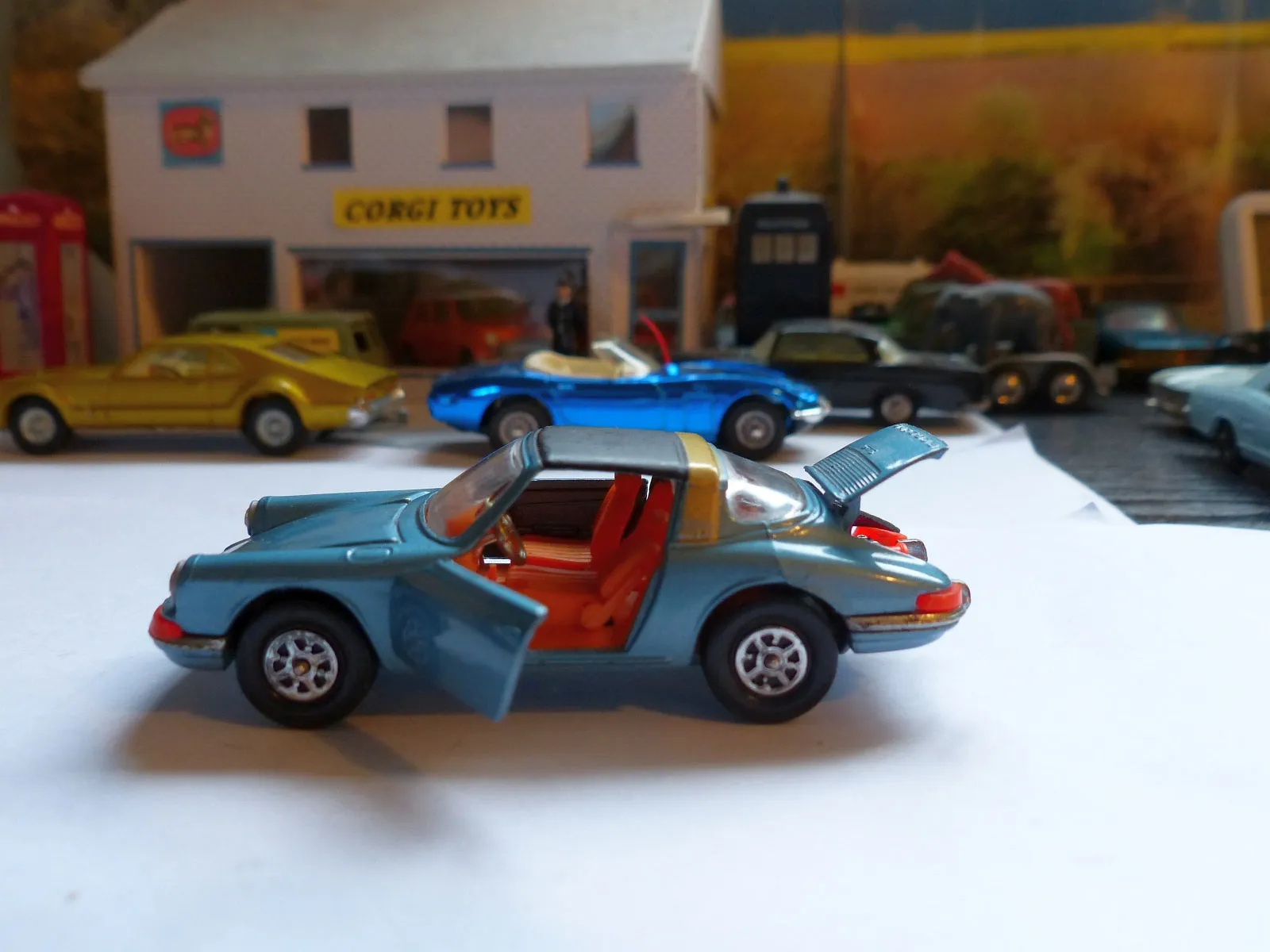 382 Porsche 911S Targa with original box - scarce edition
