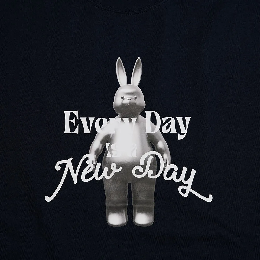 3D EVERY DAY RABBIT LONG SLEEVE NAVY