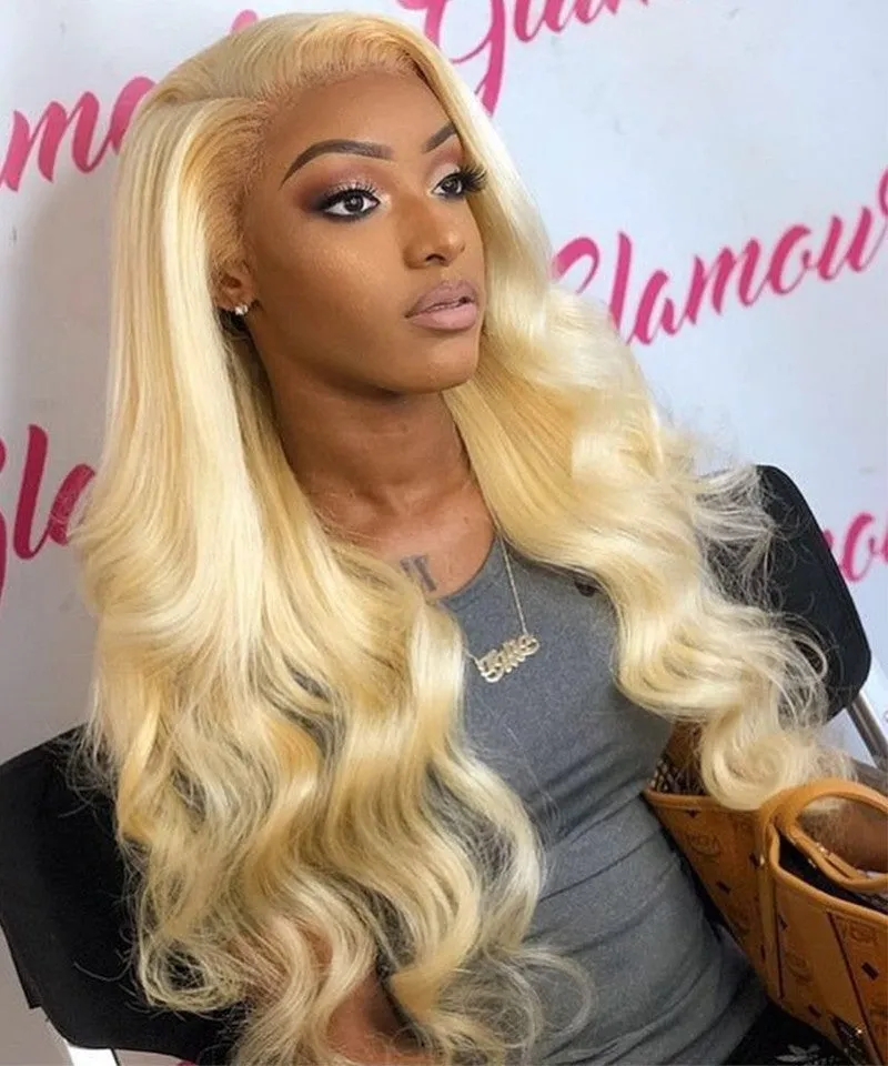 613 Bundles Body Wave Human Virgin Hair No Split & Full End Blonde Color Hair Bundles
