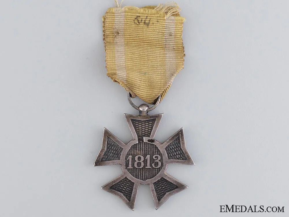 A 1813-1815 Dutch Silver Cross
