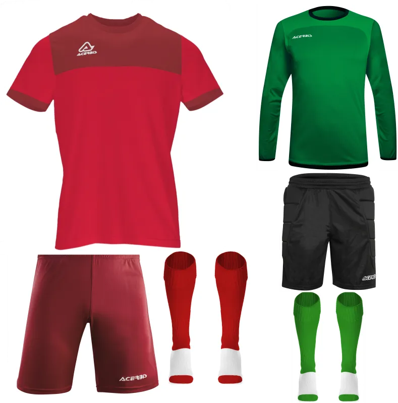 ACERBIS HARPASTON KIT BUNDLE RED MAROON