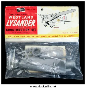 Airfix Westland Lysander Mark II, 1:72 Scale Kit. Vintage Type 1a Bag.