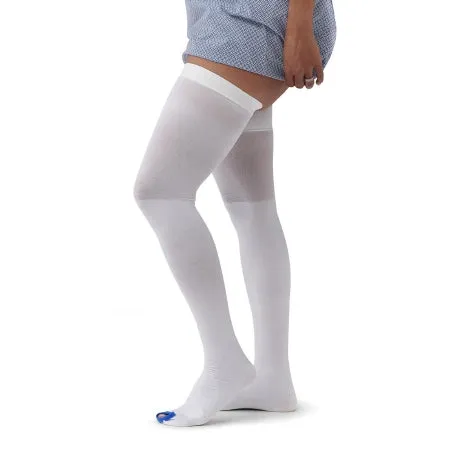 Anti-embolism Stocking Medline Thigh High Medium / Regular White Inspection Toe - Medline  Mfr# MDS160844