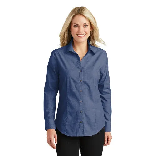 Avanti - Port Authority® Ladies Crosshatch Easy Care Custom Shirt (L640)