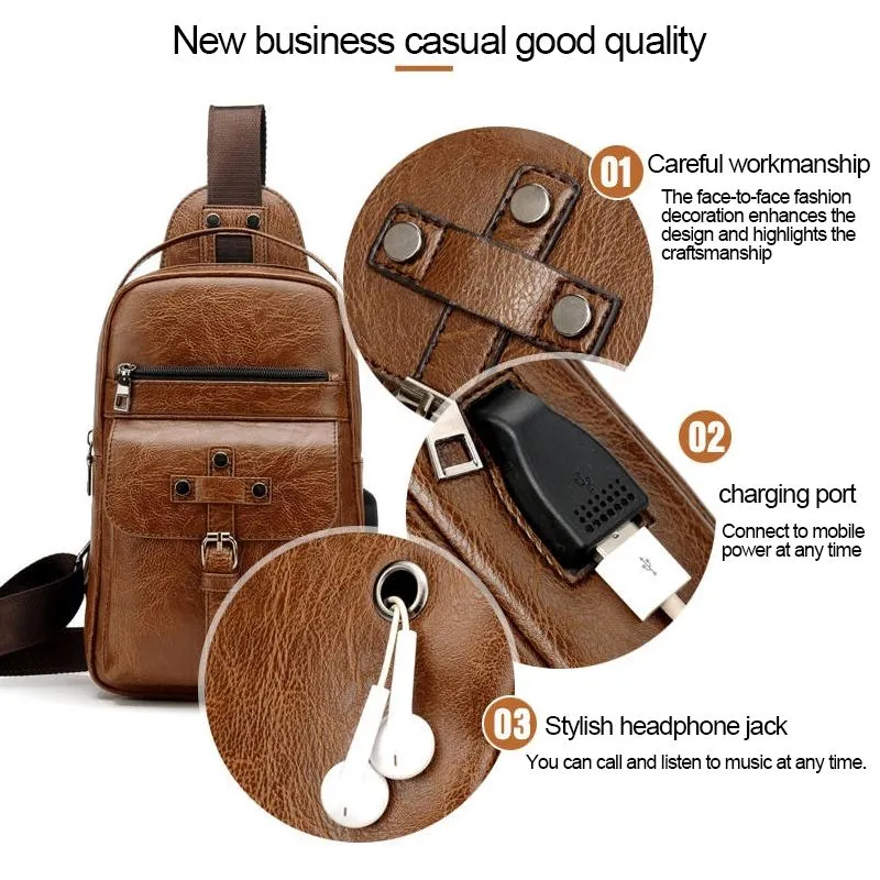 Backpack Waist Shoulder bag compatible with Ebook, Tablet and for Blackview A60 Pro (2019) - Black