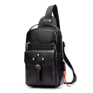 Backpack Waist Shoulder bag compatible with Ebook, Tablet and for BQ Mobile BQ-5521L Rich Max (2019) - Black