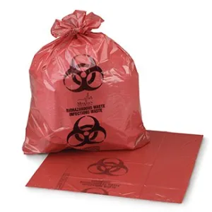 Biohazard Waste Bag Medegen Medical Products 44 gal. Red Bag Polyethylene 37 X 50 Inch - Medegen Medical Products LLC  Mfr# F110