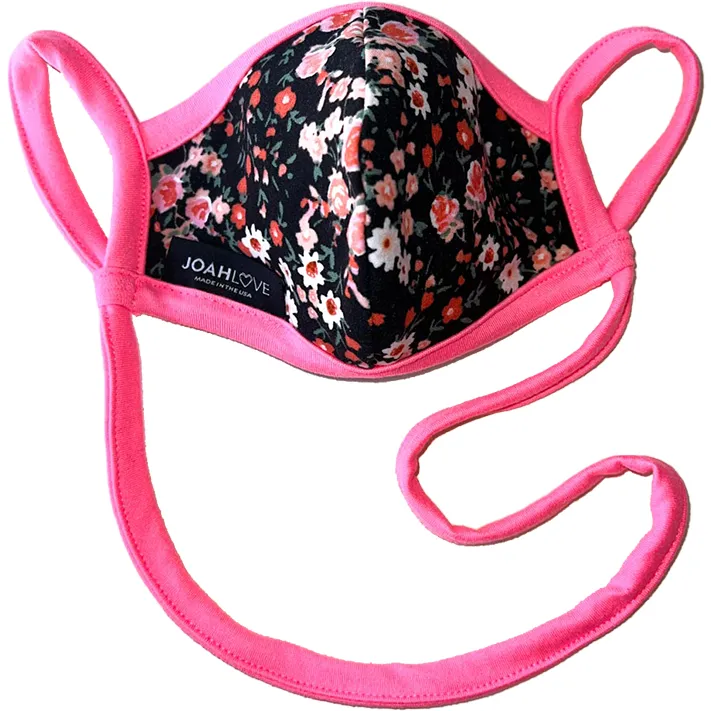 Black Floral w/ Pocket Infinity | Pink