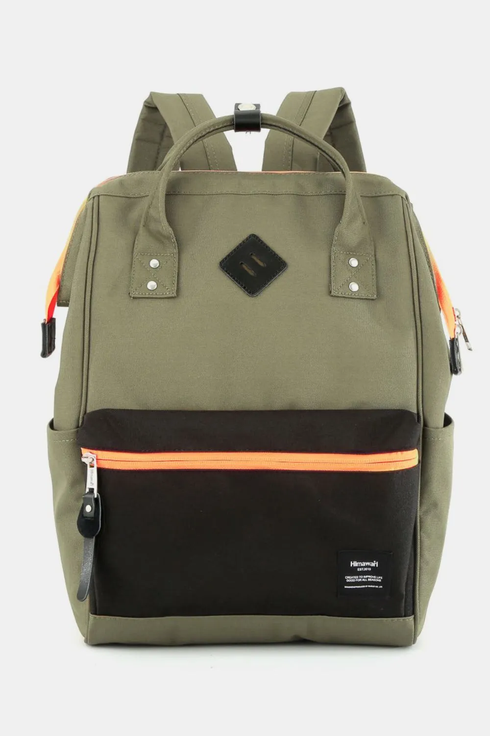 Blue Zone Planet |  Himawari Contrast Waterproof Backpack Bag with Reinforced Edges