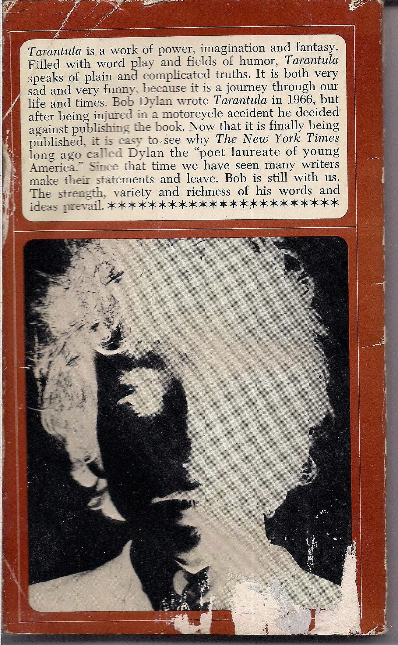 Bob Dylan, TARANTULA, surreal poetry novel