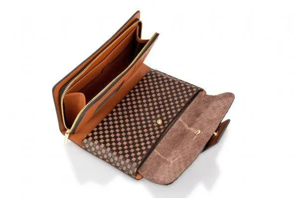 Brown Hautton Clutch Wallet|Waled Ddal Hautton