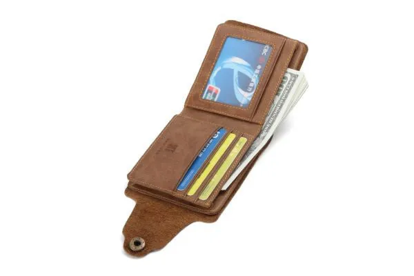 Brown Hautton Wallet|Waled Hautton Brown