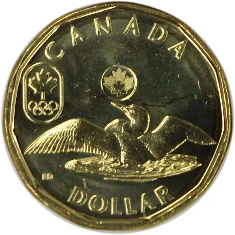 Canada Nickel 2012 $1 (Elizabeth II) 6.27gr .915