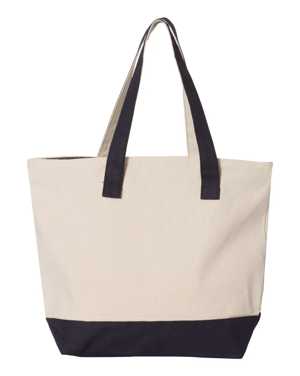 Canvas Zippered Tote