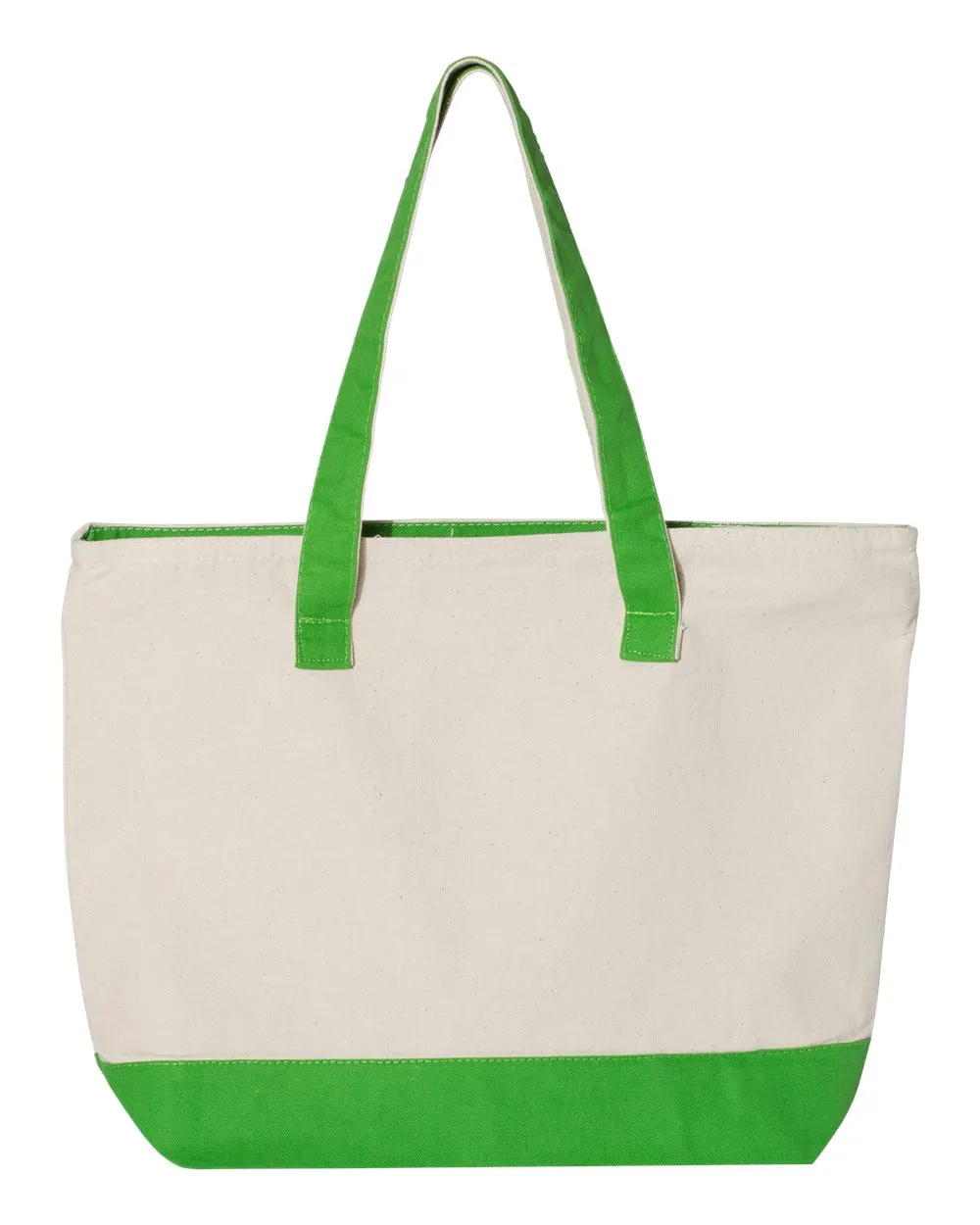 Canvas Zippered Tote