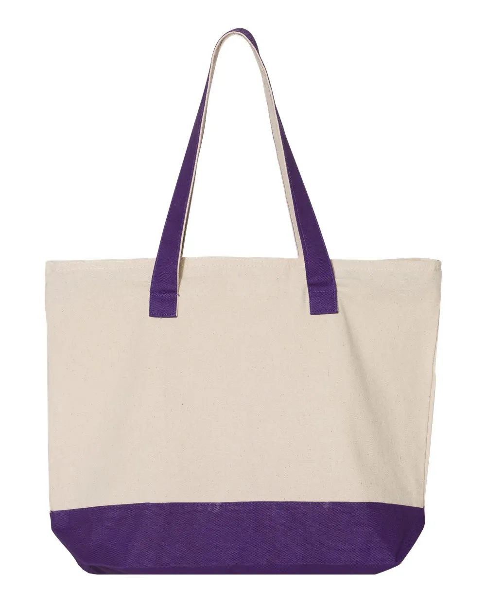 Canvas Zippered Tote