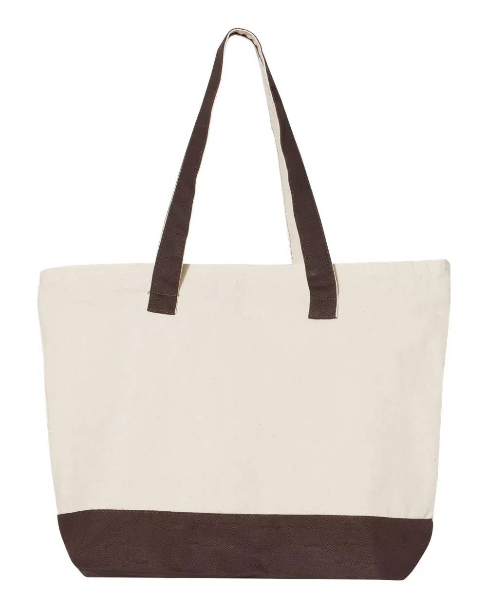 Canvas Zippered Tote