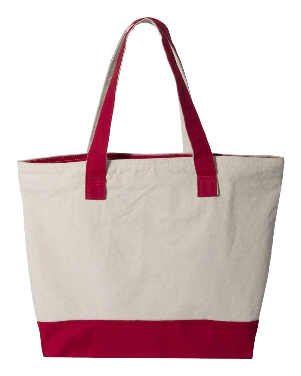 Canvas Zippered Tote
