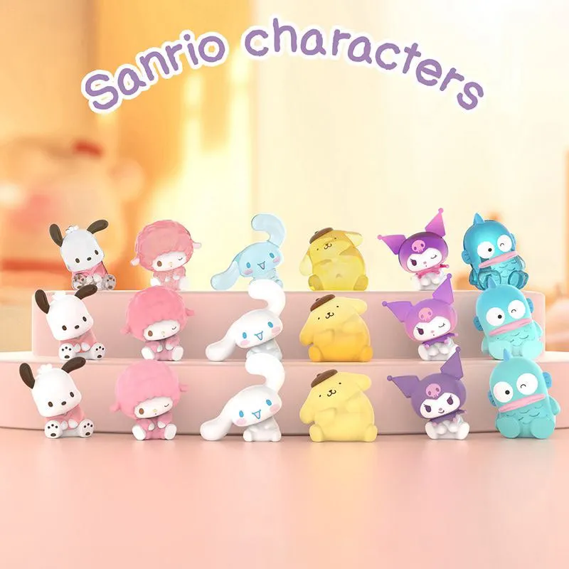 Cartoon Tilted Head Mini Doll Blind Bag