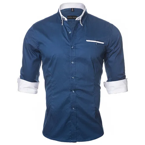 Casual Plain Color Long Sleeve Shirt