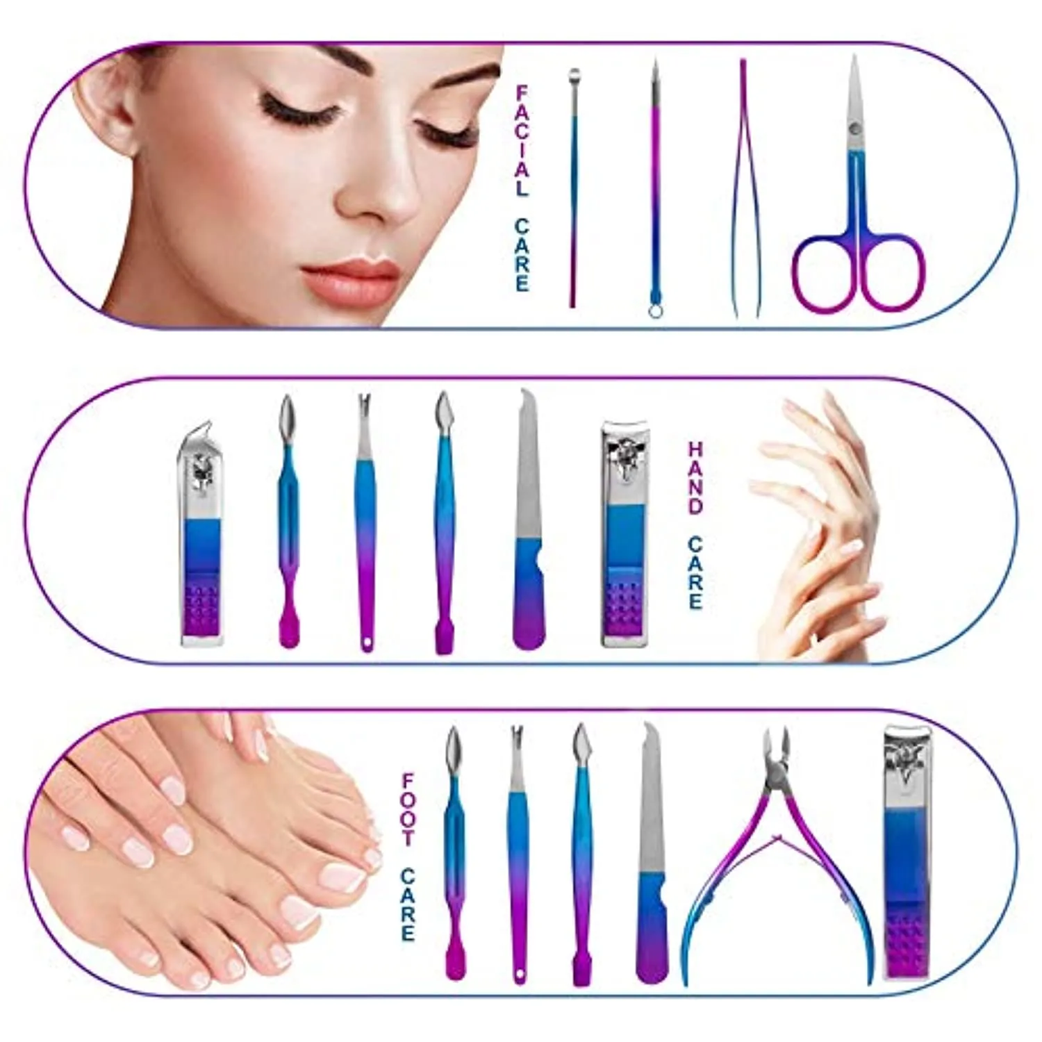 CGBE Electric Nail Drill Kit,Rechargeable Cordless Professional Nail File Machine and Manicure Set 12 Pcs