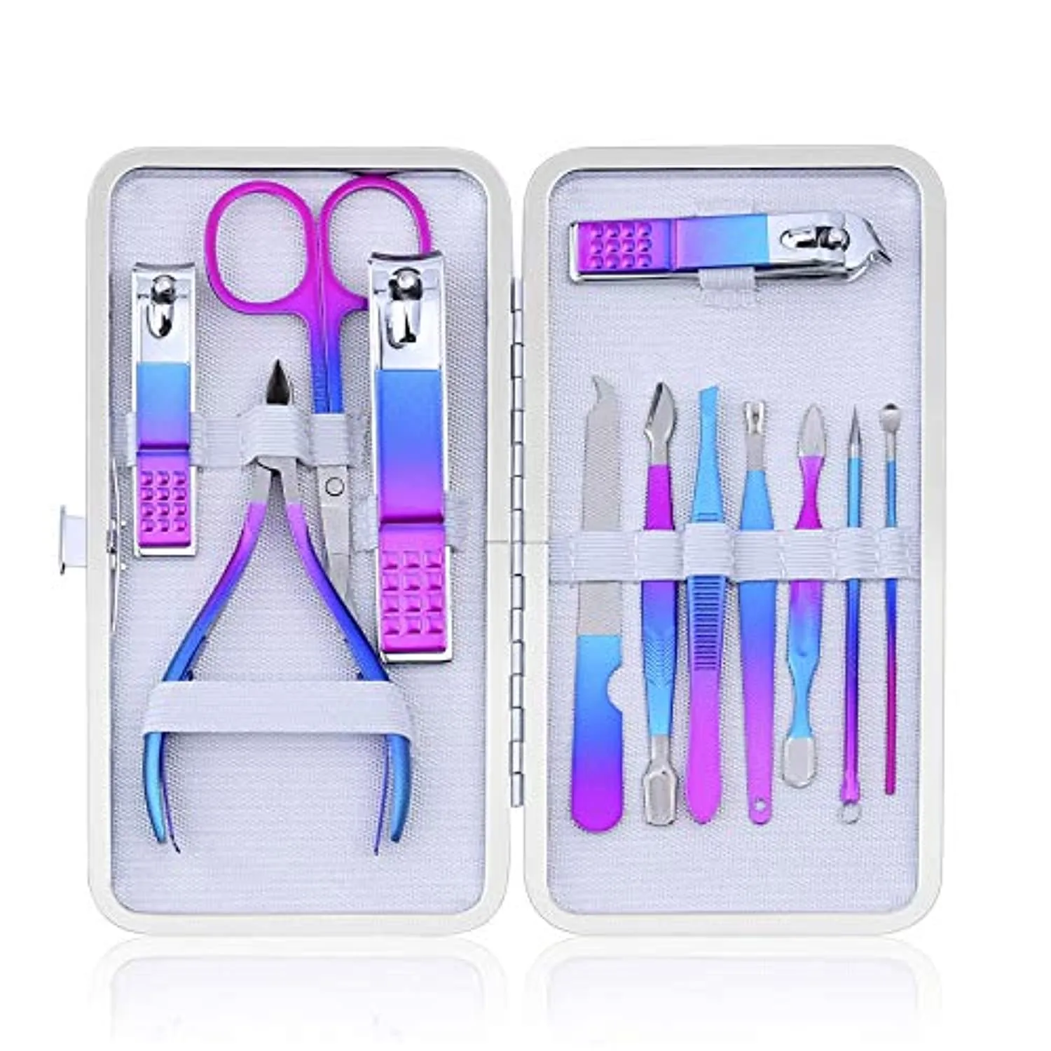 CGBE Electric Nail Drill Kit,Rechargeable Cordless Professional Nail File Machine and Manicure Set 12 Pcs