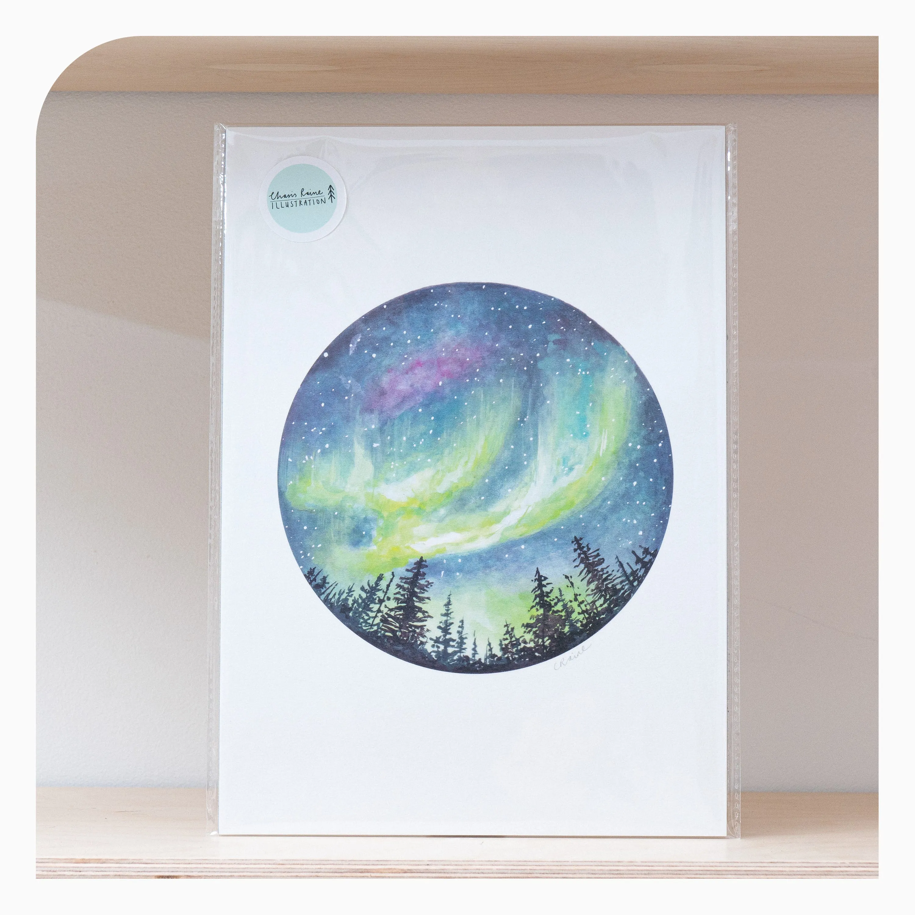 Charis Raine A4 Print - Northern Lights