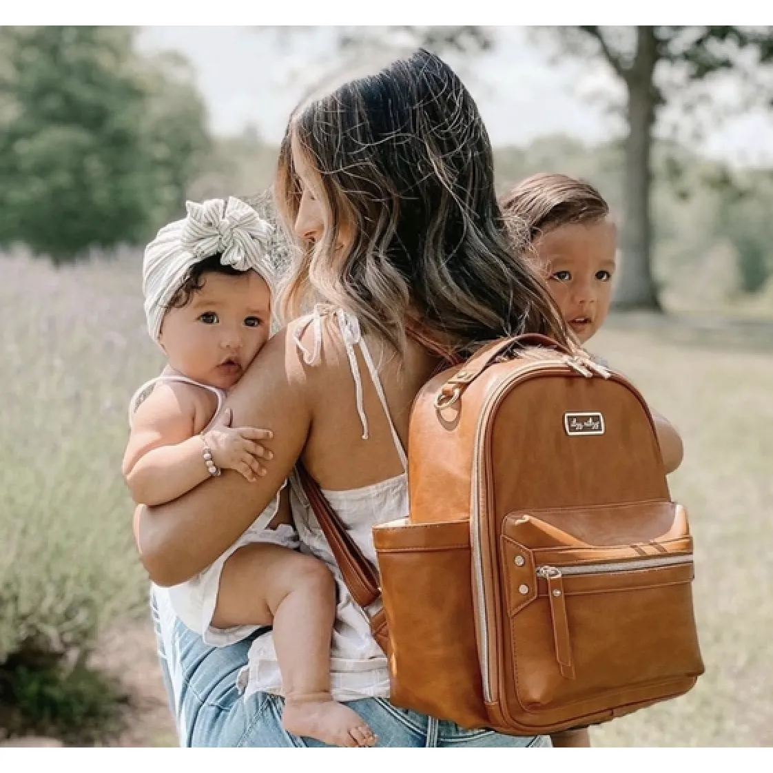 Cognac Itzy Mini™ Diaper Bag Backpack