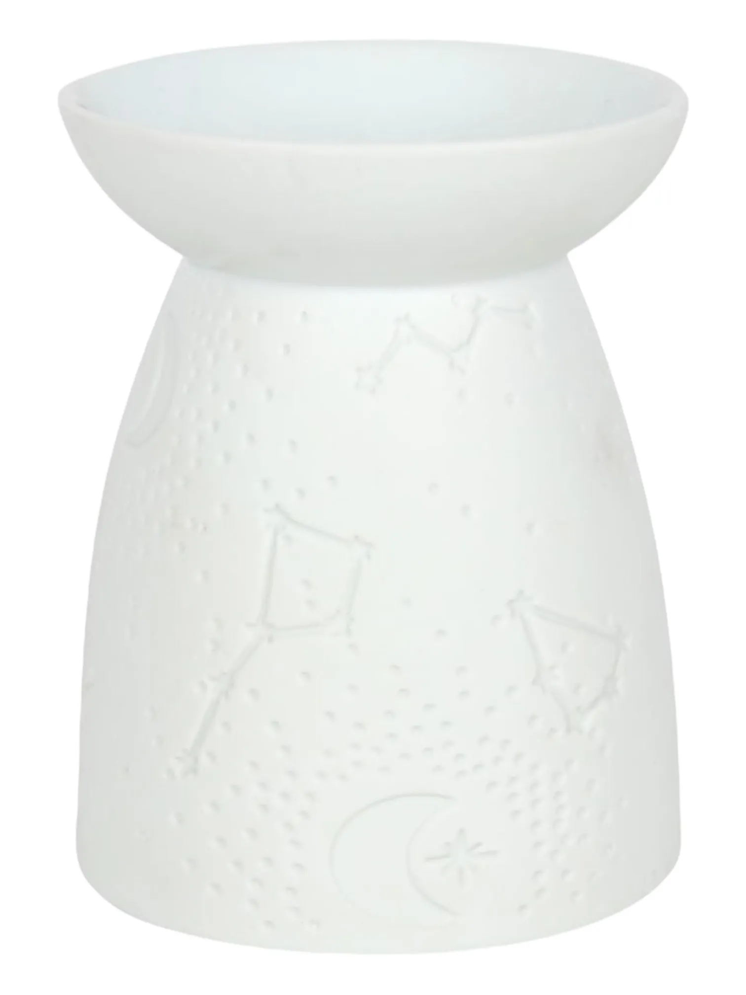 Constellation Ceramic Wax Burner - White