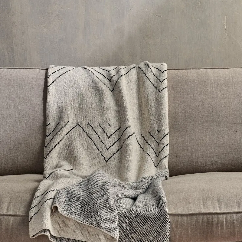 Cotton Throw - Monochrome - Peak Design
