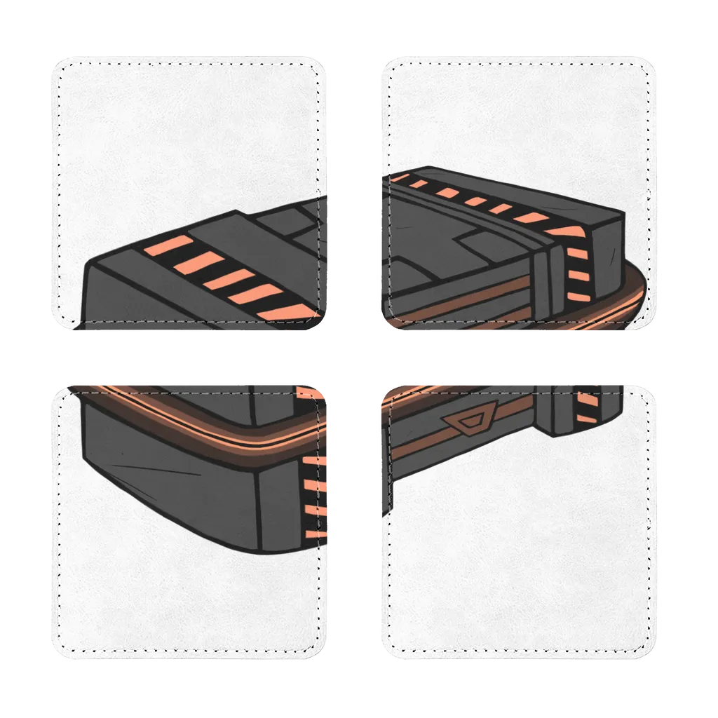 Crate Sublimation Coasters Pack of Four