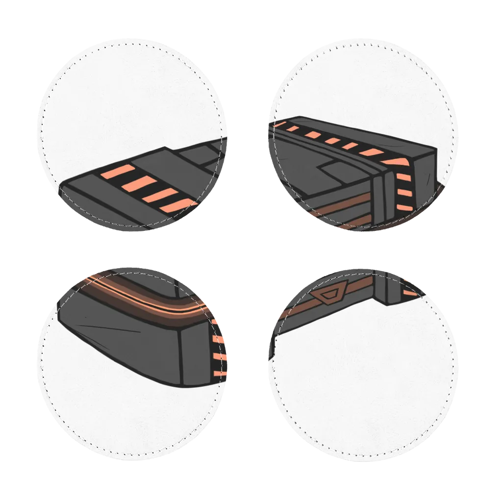 Crate Sublimation Coasters Pack of Four