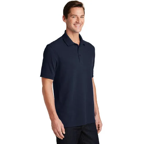 Diggler - Port & Company Ring Spun Pique Polo Custom Logo (KP1500)
