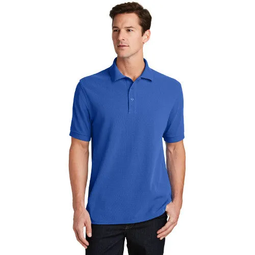 Diggler - Port & Company Ring Spun Pique Polo Custom Logo (KP1500)